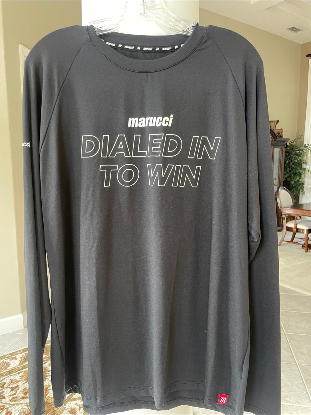 Marucci Dialed In To Win long sleeve t-shirt, men’s large